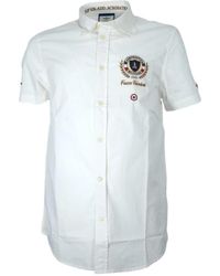 Aeronautica Militare - Short Sleeve Shirts - Lyst