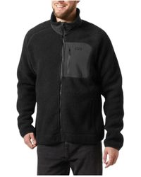 Helly Hansen - Jassen ,Zwart ,Polyester Fleece Jacket - Lyst