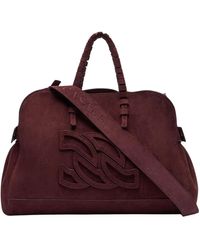 Casadei - Park Avenue Velours Tas - Lyst
