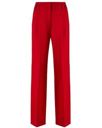Genny - Trousers > Straight Trousers - Lyst