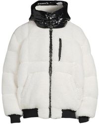 Moose Knuckles - Jassen ,Wit ,Polyester Sherpa Bomberjack Morningside Store - Lyst