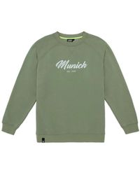 Munich - Casual urban sweatshirt weiche gewaschene baumwolle - Lyst