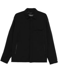 Herno - Jassen ,Zwart ,Pocket Shirt Jacket - Lyst