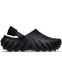 Crocs™ - Schoenen ,Zwart ,Echo Clog Sandal - Lyst