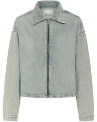 My Essential Wardrobe - Boxy Denim Jacke Hellblau - Lyst
