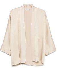 Antonelli - Overhemden V-Hals Blouse Acetaat Viscose - Lyst