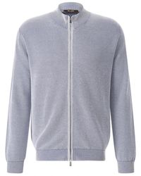 Moorer - Truien & Vesten ,Wit ,Katoen Urbino Cardigan - Lyst