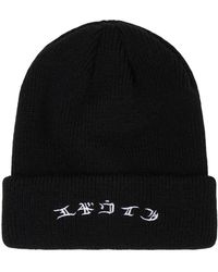 Edwin - Accessoires ,Zwart ,Winter Beanie - Lyst