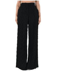 MSGM - Trousers > wide trousers - Lyst