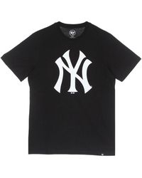 '47 - Tops ,Zwart ,Katoen Imprint Echo Tee Neyyan - Lyst