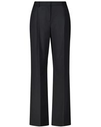 Lardini - Broeken ,Zwart ,Elegante Straight-Fit Broek - Lyst
