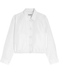 Jil Sander - Cropped Blouson Jacket - Lyst