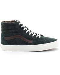 Vans - Hoge Suède Sneakers Met Veters - Lyst