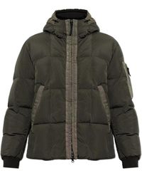 Stone Island - Donsjack Met Capuchon - Lyst