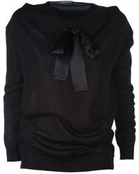 Alberta Ferretti - Round-Neck Knitwear - Lyst