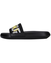 Versace - Logo Detail Rubber Slide - Lyst