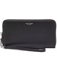 Marc Jacobs - Schlanke Continental Geldbörse Mit Logo - Lyst