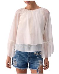 Liu Jo - Overhemden ,Wit ,Wa 6400 T435A Tuniek Blouse - Lyst