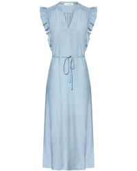 co'couture - Kleedjes ,Blauw ,Jurk - Lyst
