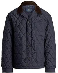 Ralph Lauren - Marineblaue steppjacke - Lyst