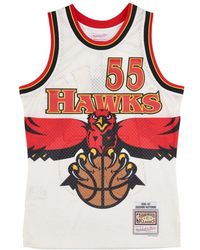Mitchell & Ness - Fitness ,Veelkleurig ,Polyester Basketbal Tanktop Swingman Jersey 1996 - Lyst