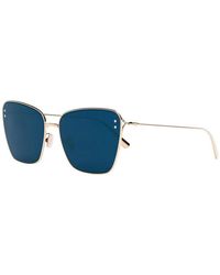 Dior - Gold blau sonnenbrille stilvoll chic look - Lyst