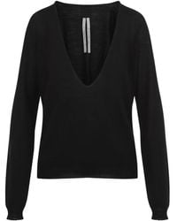 Rick Owens - V-Neck Knitwear - Lyst