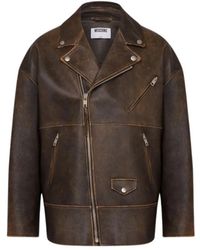 Moschino - Leather Jackets - Lyst