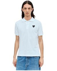 COMME DES GARÇONS PLAY - Tops > polo shirts - Lyst