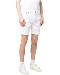 Dondup - Weiße bermuda shorts derick - Lyst