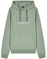 EA7 - Visibility Hoodie - Lyst