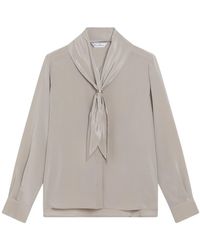 Max Mara - Overhemden ,Grijs ,Leer Camicia - Lyst