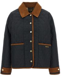 Barbour - Jassen ,Blauw ,Ainsdale Quilted Jacket - Lyst