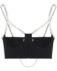 Moschino - Cropped Tank Top - Lyst