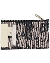McQueen - Accessoires ,Veelkleurig ,Leer Home Coin Card Holder - Lyst
