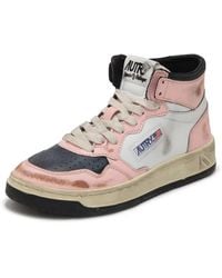 Autry - Super Vintage Mid Sneakers - Lyst