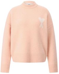 Ami Paris - Round-Neck Knitwear - Lyst