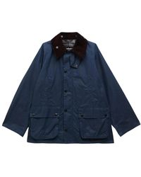 Barbour - Jassen ,Blauw ,Katoen Bedale Wax Jacket - Lyst