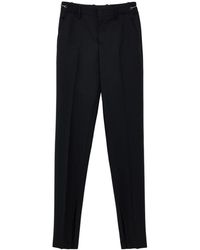 Gucci - Broeken ,Zwart ,Wol Zwarte Op Maat Gemaakte Broek Met Metalen Detail - Lyst