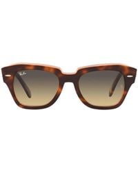 Ray-Ban - Moderne Zwarte Zonnebril Model 2186 - Lyst