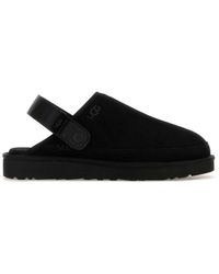 UGG - Schoenen ,Zwart ,Suède Goldencoast Clog Ii - Lyst
