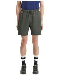 Fred Perry - Shorts mit gesticktem logo - Lyst