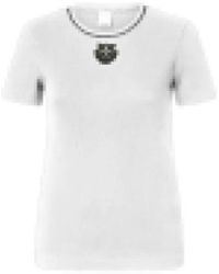 Pinko - Tops ,Wit T-Shirts En Polo's Wit - Lyst