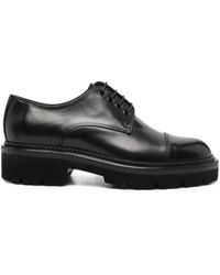 Corneliani - Schnürschuhe Mit Zehenkappe Und Chunky-Sohle - Lyst