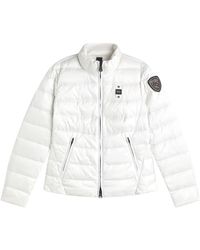 Blauer - Jassen ,Wit ,Nylon Vale Down Jacket - Lyst