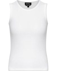 A.P.C. - Sleeveless Tops - Lyst