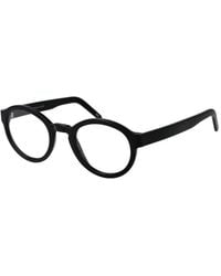 Andy Wolf - Accessoires ,Zwart ,Wol Rond Acetaat Montuur - Lyst