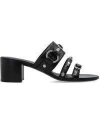 Balenciaga - Schoenen ,Zwart ,Leer Muiltjes Met Hak City - Lyst