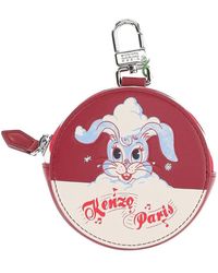KENZO - Accessoires ,Rood ,Leer Portemonnee Van Leer - Lyst