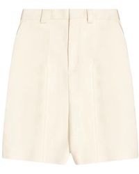 Laneus - Bermuda shorts mit hoher taille und regulärer passform - Lyst